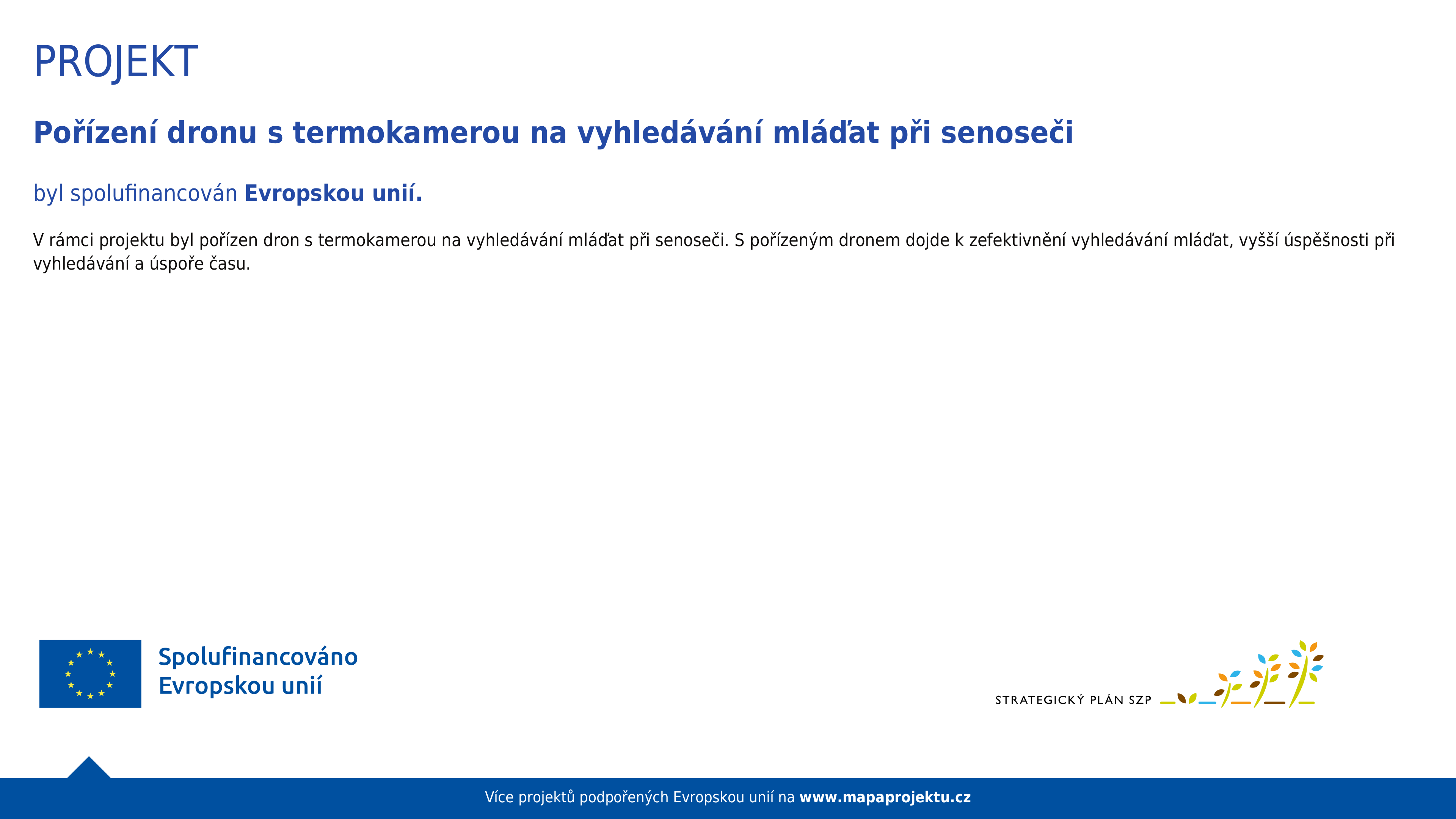 Povinná publicita - spolufinancování EU 25.6.2025